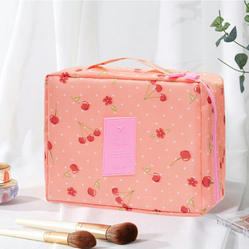 READY STOCK Polyester Cosmetic Bag Make Up bag kits Storage Travel Wash pouch Travel Cosmetic Make Up bag NF028 防水化妆品收纳包