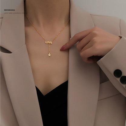 (READYSTOCK) Necklace Korean Love Heart Simple Gold Sliver Chain Fashion Women Jewelry Gift Bear Choker-NLR000 韩系爱心项链