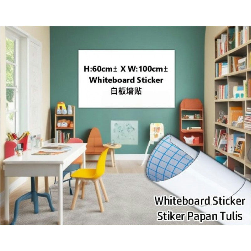 Whiteboard Sticker Roll Stiker Papan Tulis #whiteboard #Wallsticker #白板墙贴 #GamPapanPutih #4510 #6010 #1090 #1201