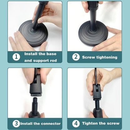 (REASDYSTOCK) Portable Desktop Phone Stand Holder Mini Bracket Table Live Streaming Video Live Handsfree Tripod 桌面手机支架