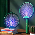 READY STOCK‼️ Foldable Electric Mosquito Racket | Rechargeable Mosquito Swatter | High Voltage  可折叠电蚊拍 | 充电式灭蚊拍