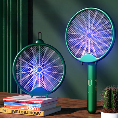READY STOCK‼️ Foldable Electric Mosquito Racket | Rechargeable Mosquito Swatter | High Voltage  可折叠电蚊拍 | 充电式灭蚊拍