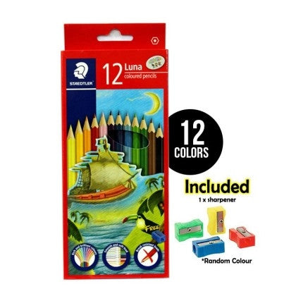 STAEDTLER Luna Color Pencil / Pensil Warna Color Pensil 12Color(Short/Long)/24Color(Long)