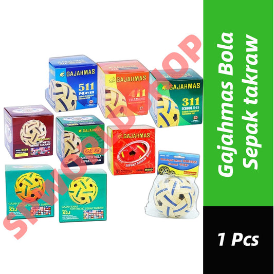 Gajahmas Bola Sepak takraw Synthetic Sepak Takraw Mens Tournament Ball By Gajahmas Malaysia