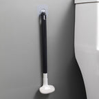 (READYSTOCK) Silicone toilet brush golf brush head double-sided no dead angle soft hair bathroom  toilet brush 硅胶马桶刷