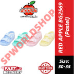 READY STOCK!!! Red Apple Kids Sandal Shoes BG2569 Kids Pastel Warna Warni Original Thailand
