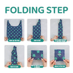 (READYSTOCK) Foldable Shopping Bag Folding Recycle Bag Reusable Custom Waterproof Grocery Bag-N038/N039/N040 环保袋