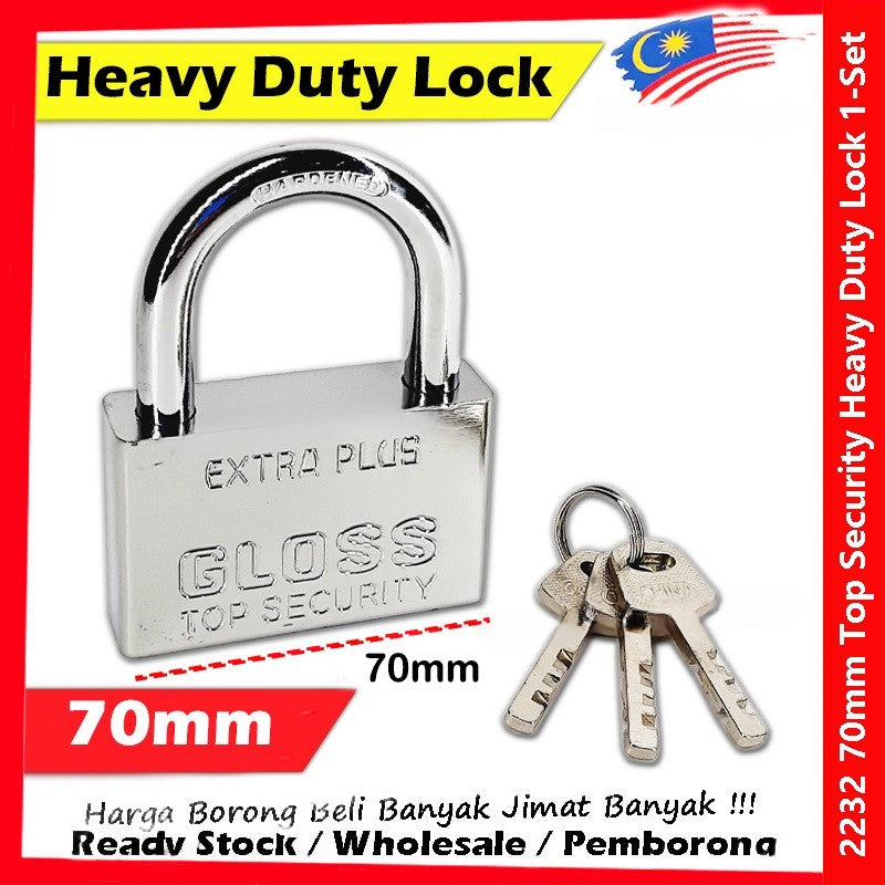 Heavy Duty Security Lock Padlock / Solid Brass Stainless Steel Padlock / Mangga Kunci / 锁头 #Brass #Solid #Padlock #Lock