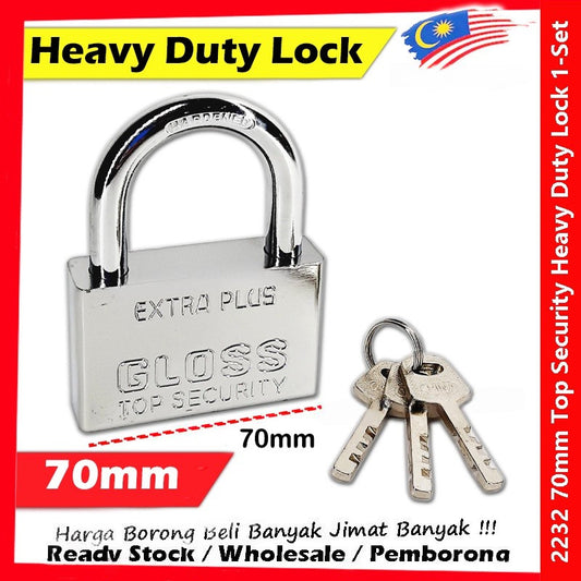 Heavy Duty Security Lock Padlock / Solid Brass Stainless Steel Padlock / Mangga Kunci / 锁头 #Brass #Solid #Padlock #Lock
