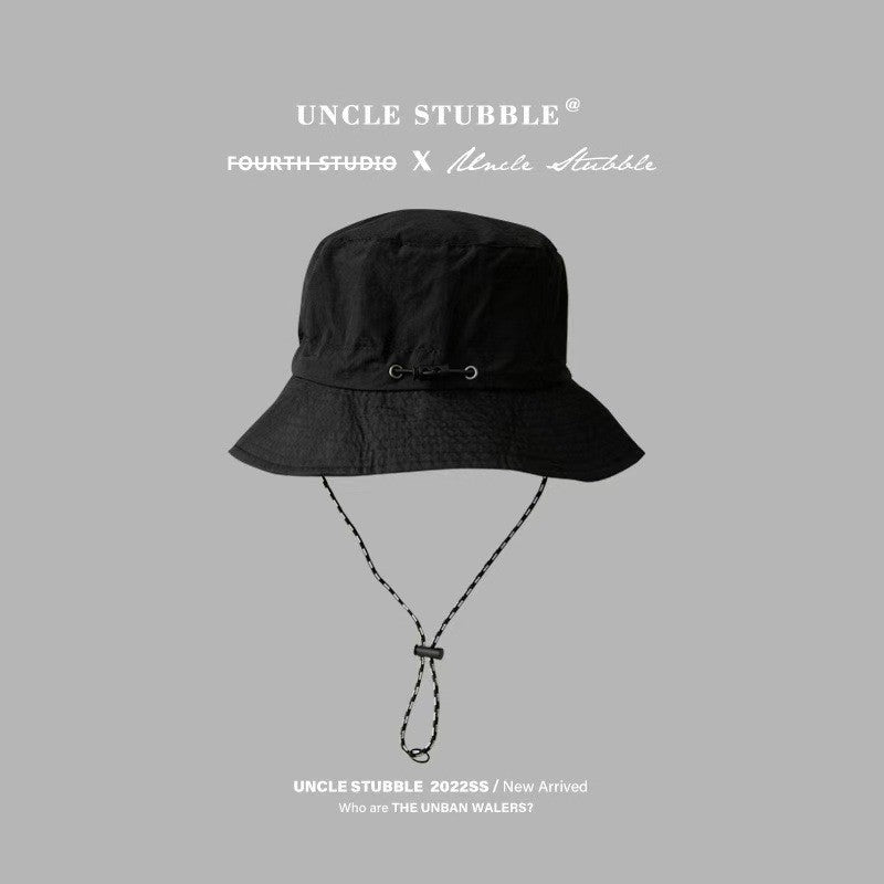 【READY STOCK】2025 Women’s Strap Buckle Fisherman Hat – UV Protection Summer Sun Hat for Outdoor Travel 渔夫帽