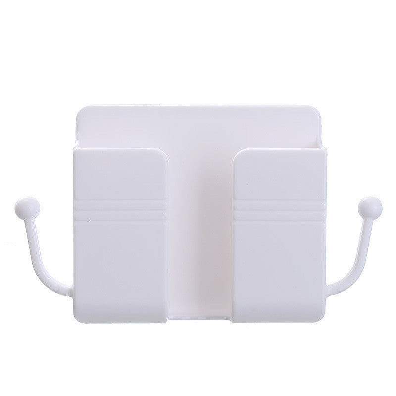 【READY STOCK】Wall-Mounted Phone Holder | No-Drill Adhesive Removable Phone Stand | Bedside, Kitchen, Bathroom Use 墙壁手机支架