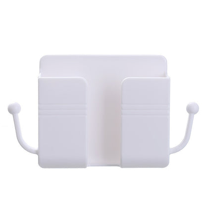 【READY STOCK】Wall-Mounted Phone Holder | No-Drill Adhesive Removable Phone Stand | Bedside, Kitchen, Bathroom Use 墙壁手机支架