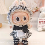 READY STOCK!!!Labubu  Filled Doll Clothes Cos Gift Mini Jumpsuits For Labubu Macaron Clothes Doll+Clothes Labubu公仔专用服饰