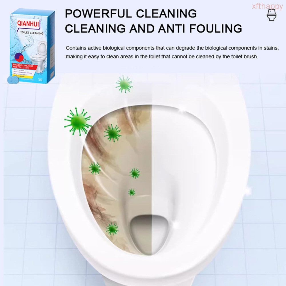 (READYSTOCK) Bathroom Fresheners Effervescent Tablets Odor Free Toilet Deodorizer Tablets For Kitchen 马桶清洁片