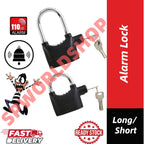 Alarm Lock Security Lock Anti-Theft Siren Alarm Padlock Door / Motorcycle / Bike Bicycle / Car Kunci Berbunyi #防盗警报锁1701
