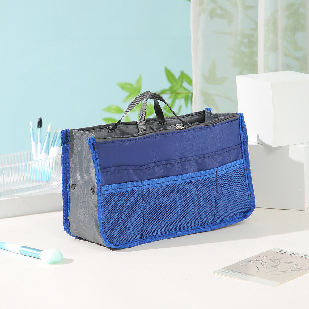 READY STOCK!!! Women's Polyester Handbag Organizer Insert Large Capacity Travel Makeup Storage Bag NF020 手提轻便大容量化妆包