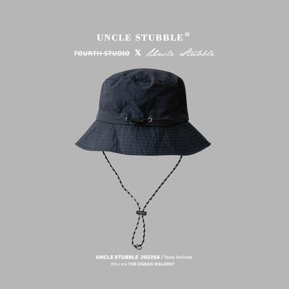 【READY STOCK】2025 Women’s Strap Buckle Fisherman Hat – UV Protection Summer Sun Hat for Outdoor Travel 渔夫帽