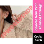 (READYSTOCK) Chinese New Year Themed Earrings, Perfect For Reunion Dinner And Banquets-ERCN 新年主题耳环 | 时尚吉祥饰品