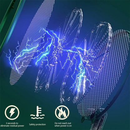 READY STOCK‼️ Foldable Electric Mosquito Racket | Rechargeable Mosquito Swatter | High Voltage  可折叠电蚊拍 | 充电式灭蚊拍