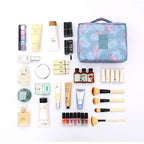 READY STOCK Polyester Cosmetic Bag Make Up bag kits Storage Travel Wash pouch Travel Cosmetic Make Up bag NF028 防水化妆品收纳包