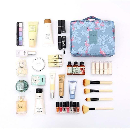 READY STOCK Polyester Cosmetic Bag Make Up bag kits Storage Travel Wash pouch Travel Cosmetic Make Up bag NF028 防水化妆品收纳包