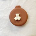 (READYSTOCK) Portable Mini Round Hair Comb with Mirror Hair Salon Hairdressing Small Size Massage 便携迷你圆形梳子带镜子