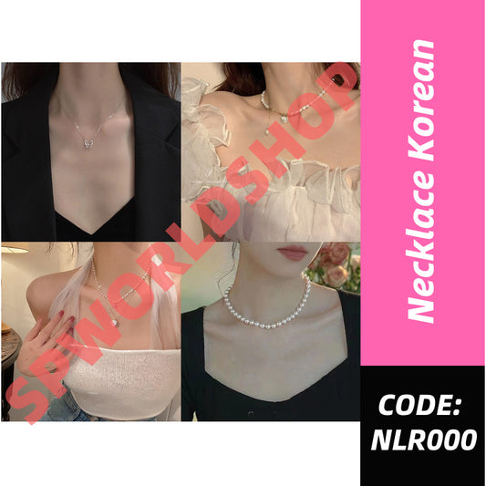 (READYSTOCK) Necklace Korean Love Heart Simple Gold Sliver Chain Fashion Women Jewelry Gift Bear Choker-NLR000 韩系爱心项链