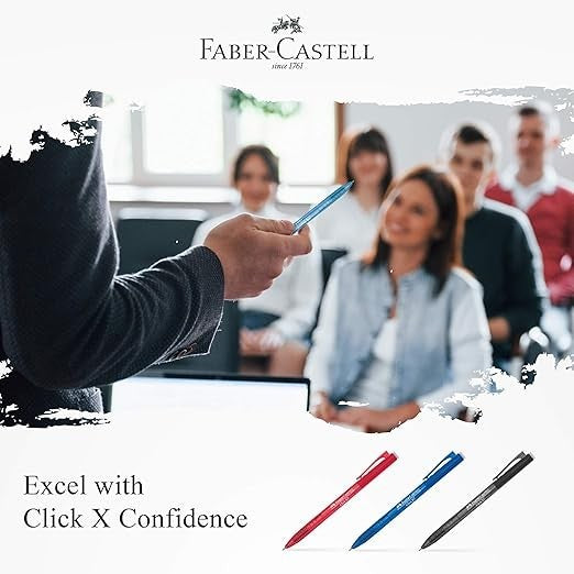 【10-PCS】Faber Castell Click X5 Ball Pen 0.5mm X 10-PCS #Faber-Castell #Click #X5 #0.5mm #1425