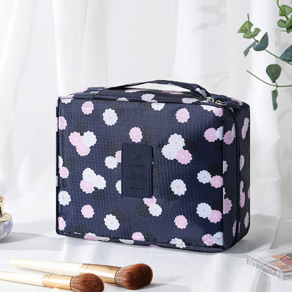 READY STOCK Polyester Cosmetic Bag Make Up bag kits Storage Travel Wash pouch Travel Cosmetic Make Up bag NF028 防水化妆品收纳包