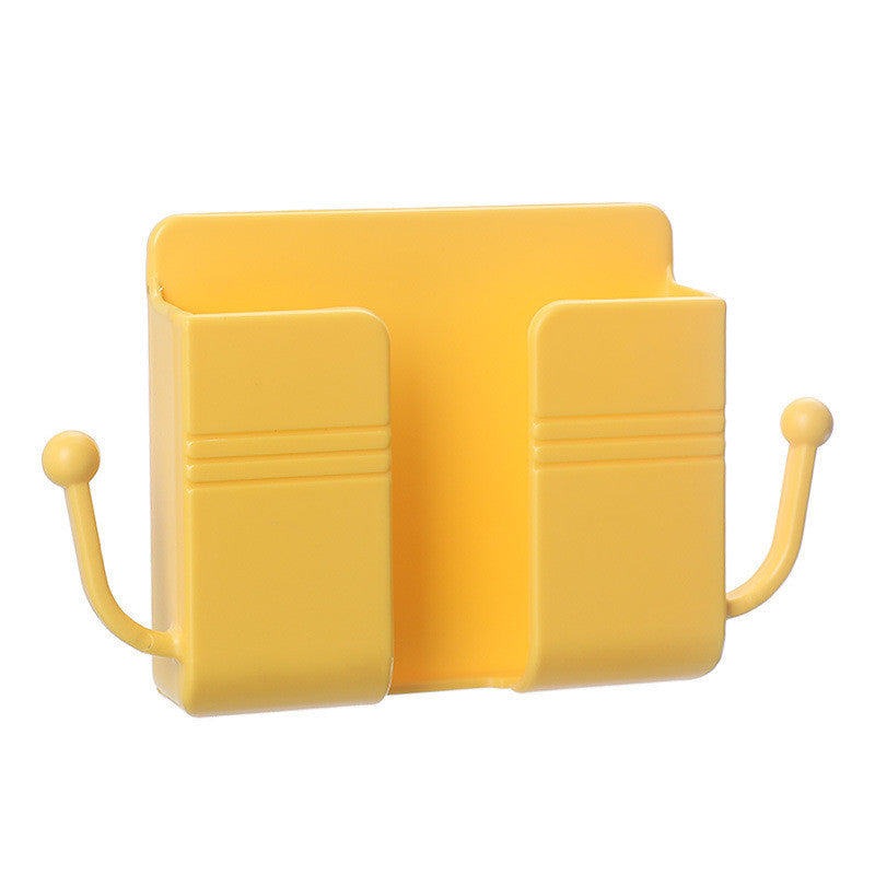 【READY STOCK】Wall-Mounted Phone Holder | No-Drill Adhesive Removable Phone Stand | Bedside, Kitchen, Bathroom Use 墙壁手机支架