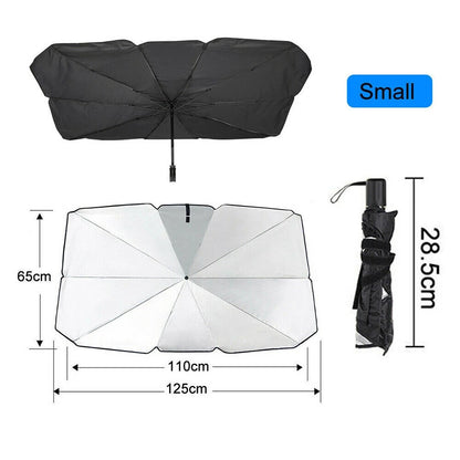 (READYSTOCK) Sun Shade Reflector Umbrella Car Front Windshield Sun UV Rays Umbrella 汽车遮阳伞