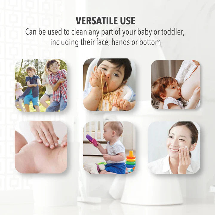 【80-Keping】 Baby Wet Tisu Wipes Tisu Basah Bayi【Non Alcohol】80pcs Per Pack Wet Tissue Tisu Basah 【PH-5.5】#卸妆 #婴儿湿纸巾 #湿纸巾
