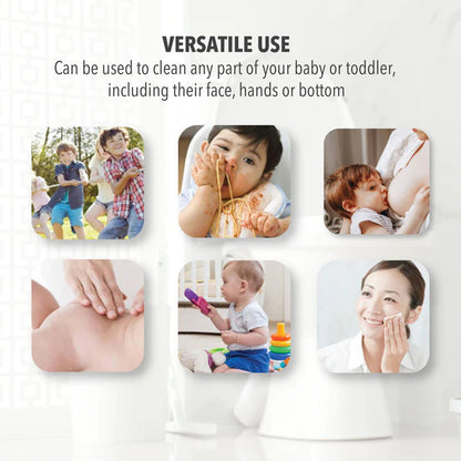 【80-Keping】 Baby Wet Tisu Wipes Tisu Basah Bayi【Non Alcohol】80pcs Per Pack Wet Tissue Tisu Basah 【PH-5.5】#卸妆 #婴儿湿纸巾 #湿纸巾
