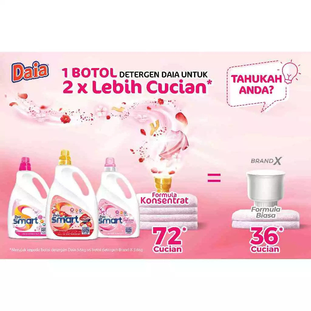 【READY STOCK】Daia Smart All-In Softergent Liquid Detergent 3.6kg