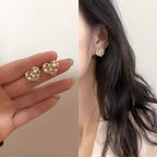 (READYSTOCK) Korean Style Earrings for Women Trending Silver 925 Versatile   Fashion Design Luxury Jewelry-ER 韩版925银耳环