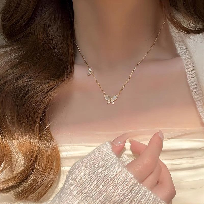 (READYSTOCK) Necklace Korean Love Heart Simple Gold Sliver Chain Fashion Women Jewelry Gift Bear Choker-NLR000 韩系爱心项链