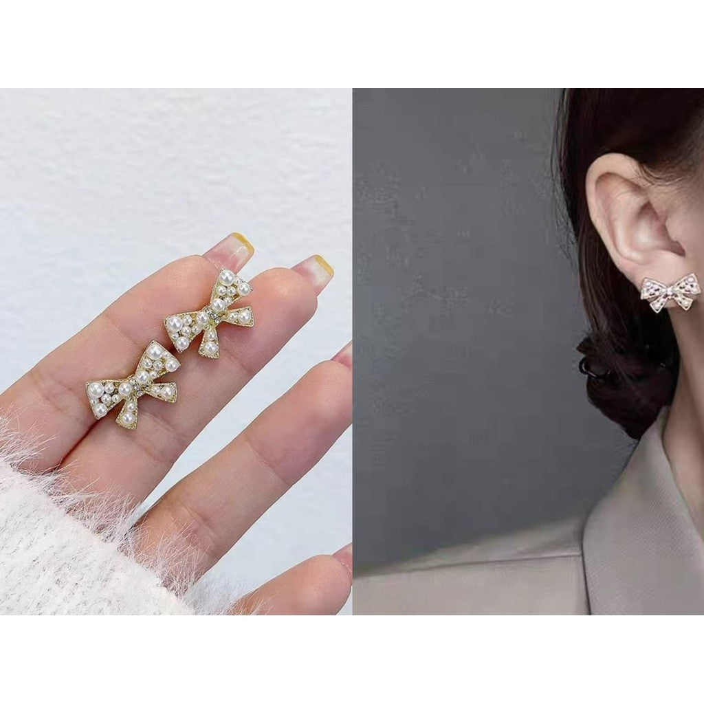 (READYSTOCK) Korean Style Earrings for Women Trending Silver 925 Versatile   Fashion Design Luxury Jewelry-ER 韩版925银耳环
