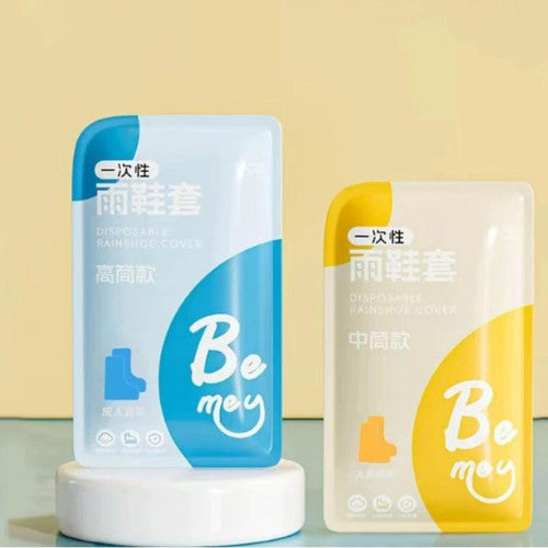 READY STOCK!! Disposable Rain Shoe Cover Waterproof Non Slip Transparent Plastic Rain-Proof Foot Cover 鞋套