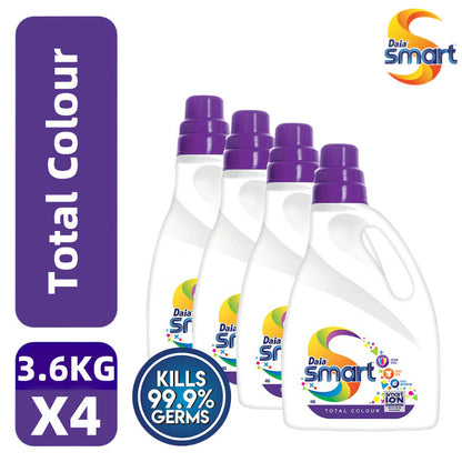 【READY STOCK】Daia Smart All-In Softergent Liquid Detergent 3.6kg 1 Box of 4 Bottle
