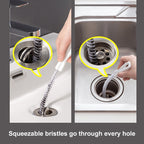 (READYSTOCK) Bathroom Pipe Dredging Brush Flexible Drain Cleaner 浴室管道疏通刷