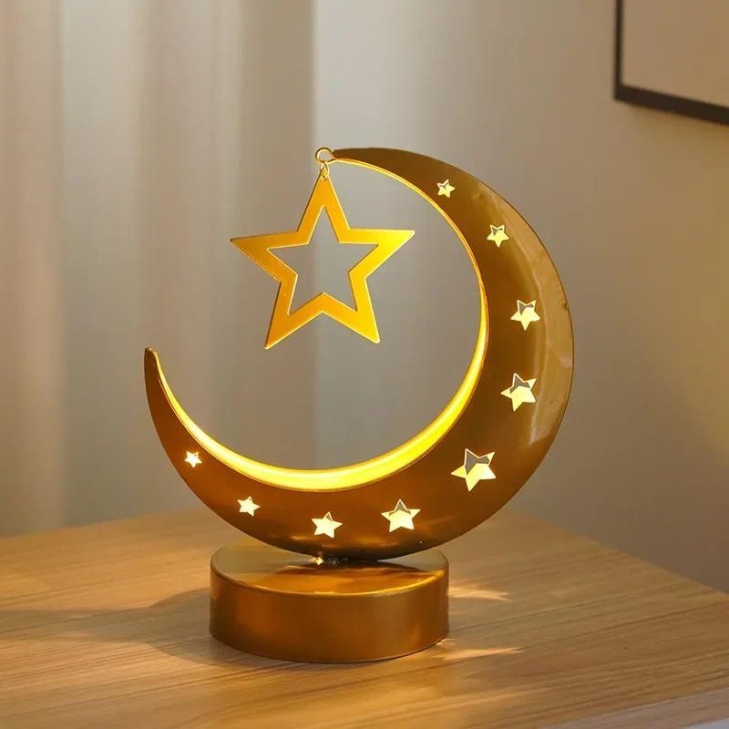 New Wrought Iron Middle East Festival Decorative Light, Moon Light, Castle Light, Middle East Lent Ornament Light