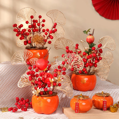 2025 New Year's Blessing Barrel Decoration Spring Festival Decoration Supplies 2025蛇年福桶新年装饰春节布置用品