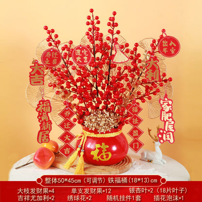 2025 Snake Year Fu Bucket DIY Material Package New Year Decoration Supplies 2025蛇年福桶diy材料包新年装饰布置用品抱抱桶乔迁之喜摆件
