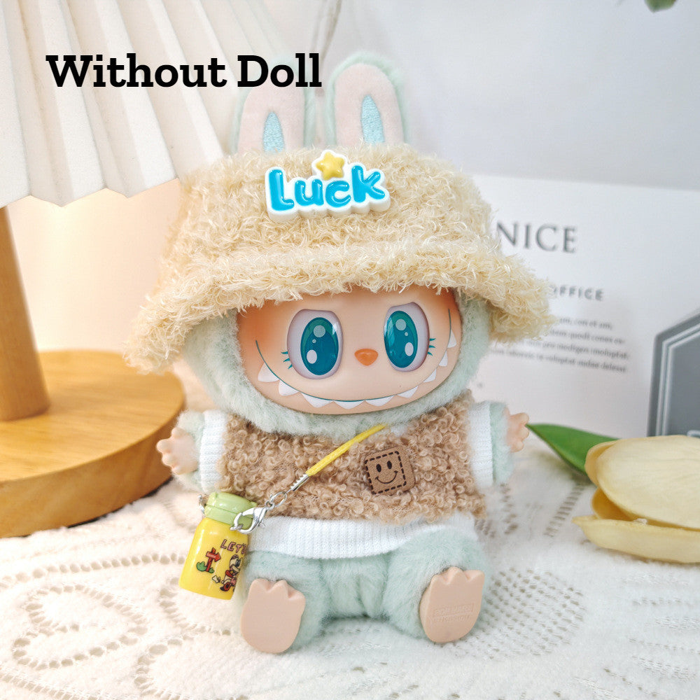 【Ready Stock】 LABUBU The  Exciting Macaroon / Sitting Posture Party Doll Clothes Accessories Set Not Original 拉布布配件