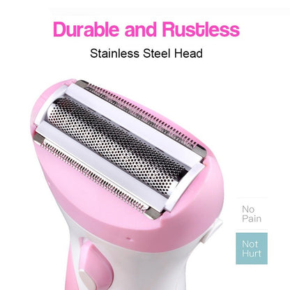 KEMEI Women's Shaver Epilator Electric Rechargeable Lady Shaving Trimmer Hair Removal KM-3018 女士电动剃毛器