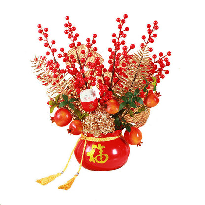 2025 Snake Year Fu Bucket DIY Material Package New Year Decoration Supplies 2025蛇年福桶diy材料包新年装饰布置用品抱抱桶乔迁之喜摆件