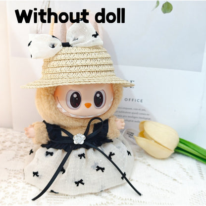 【Ready Stock】 LABUBU The  Exciting Macaroon / Sitting Posture Party Doll Clothes Accessories Set Not Original 拉布布配件