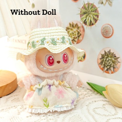 【Ready Stock】 LABUBU The  Exciting Macaroon / Sitting Posture Party Doll Clothes Accessories Set Not Original 拉布布配件