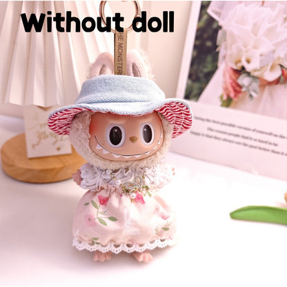 【Ready Stock】 LABUBU The  Exciting Macaroon / Sitting Posture Party Doll Clothes Accessories Set Not Original 拉布布配件