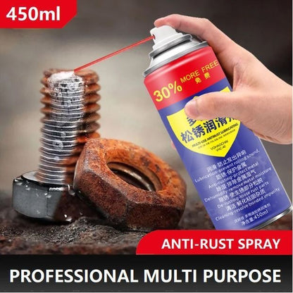 READY STOCK!!!Multi Purpose  Rust Lubricant Anti-Rust Spray Anti Karat Penganggal Karat 500/200/100ml 除锈润滑剂
